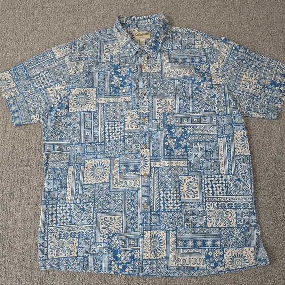 Cooke Street Other - Vintage Aloha Hawaiian Shirt Cooke Street Camp Collar Cotton Made Hawaii 2XL